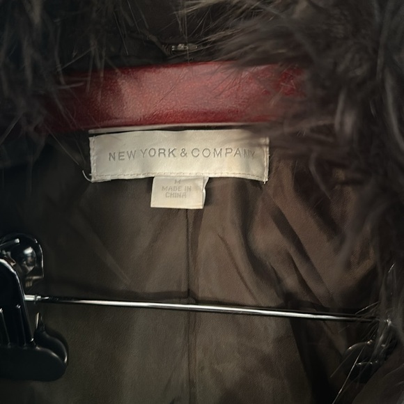 NEW YORK & COMPANY LONG TRENCH
COAT - Picture 3 of 6